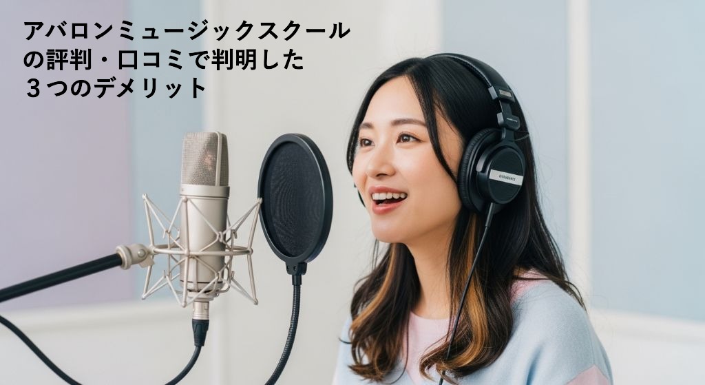 アバロンミュージックスクール
の評判・口コミで判明した
3つのデメリット