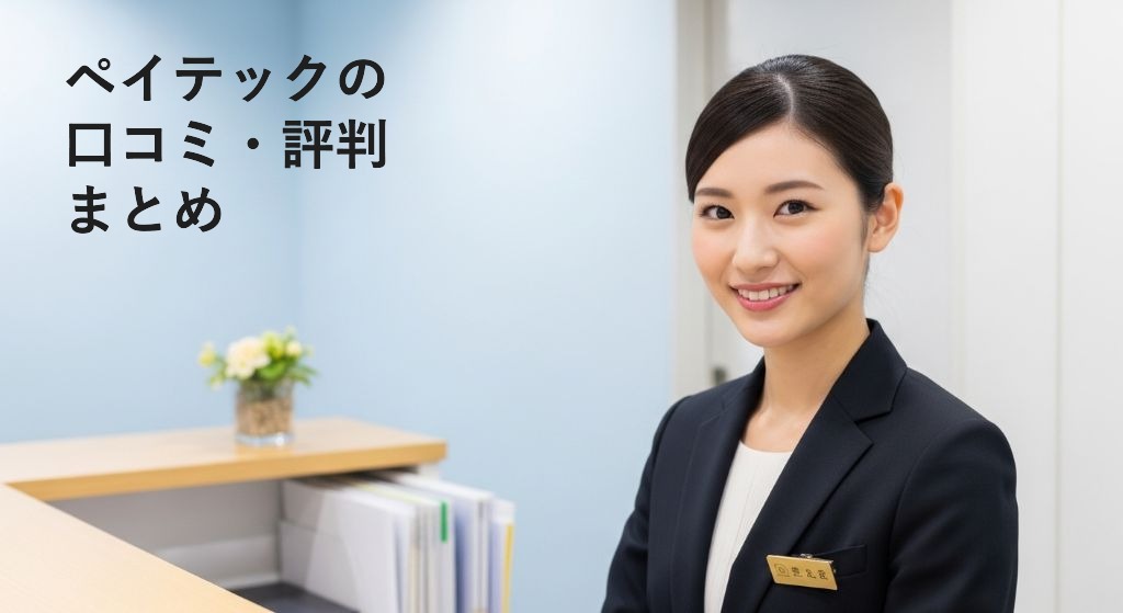 ペイテックの
口コミ・評判
まとめ