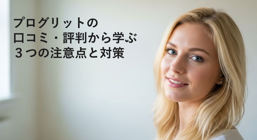 プログリットの
口コミ・評判から学ぶ
３つの注意点と対策