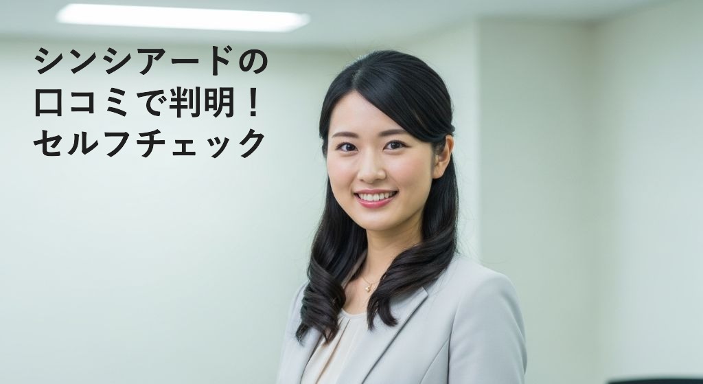 シンシアードの
口コミで判明!
セルフチェック