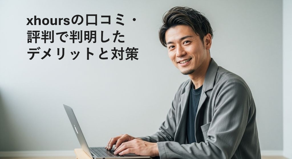 xhoursの口コミ・
評判で判明した
デメリットと対策